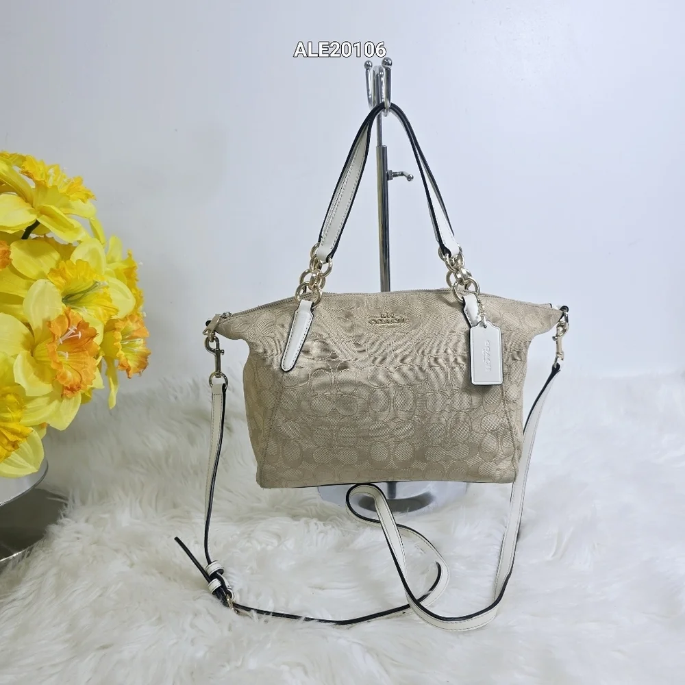 Coach Tan Crossbody Bag Versatile Design